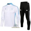 Real Madrid Trainings Sweatshirt Pak Quarter-zip 2022-23 Witte - Kids